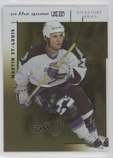 2003 In the Game-Used Signature Series Gold Spring Expo /10 Martin St Louis HOF