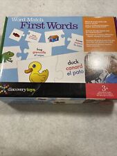 Discovery Toys - Word Match First Words Puzzle Reading Game Ages 3+ Complete