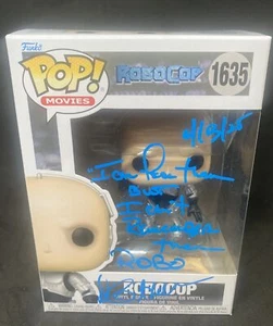 Peter Weller signed Autogramm Robocop Funko POP JSA Witness Zitat + Protector - Bild 1 von 8