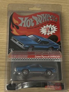 Hot Wheels 2010 - Custom Plymouth Barracuda (RLC) (Blue) - Picture 1 of 1