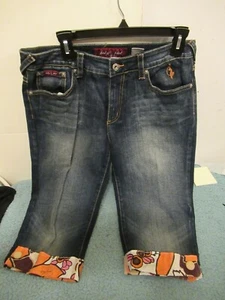 (P1) Girls Baby Phat Denim Shorts Size 11 - Picture 1 of 7