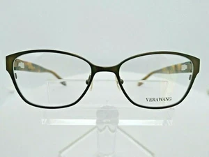 VERA WANG V 397 (WT) Walnut / Tortoise 52 X 16 138 mm w/Case Eyeglass Frame - Picture 1 of 8