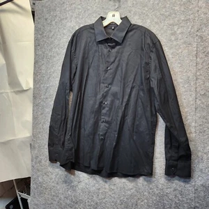 Balmain Mens Black Studded Embroidered Cobra Button Up Shirts Size XL (43/44) - Picture 1 of 10