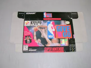 NBA Give and Go (Super Nintendo SNES) CAJA ORIGINAL Sin manual Sin juego - Imagen 1 de 2