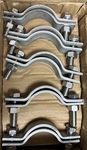 CASE OF 25 FNW 7020S 2 in. 1040 lb. 304 Stainless Steel Medium Split Pipe Clamp - Picture 1 of 8