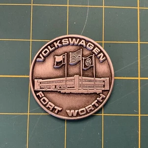VOLKSWAGEN Of America Inc March 1980 Fort Worth Coin Keepsake Vintage Texas - Picture 1 of 4
