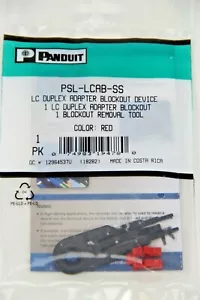 PANDUIT PSL-LCAB-SS Jack Module Blockout Device - Picture 1 of 1