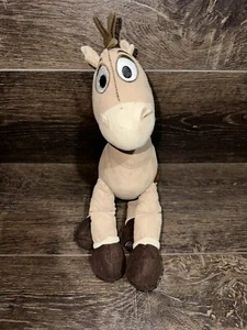 Disney Store Bullseye Plush Brown Toy Story 14” Stuffed Animal Official Saddle - Picture 1 of 12