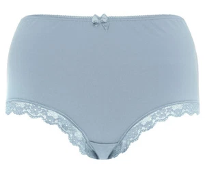 Bragas elásticas azules pizarra con sensación mantecosa - bragas cortas completas M 12-14 (US 7-8) - Imagen 1 de 4