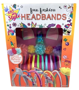 Fun Fashion Headbands Just My Style Unicorn Birthday Party Set 10 Hair Band - Picture 1 of 5