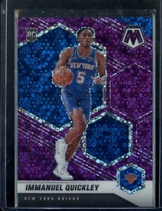 Panini Mosaic #208 2020 Immanuel Quickely Purple Fast Break Rookie RC #'d/50 - Imagen 1 de 2