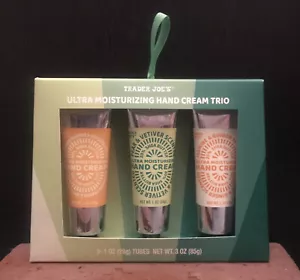 Trader Joe's Ultra Moisturizing Hand Cream Trio Seasonal gift Limited Edition - Picture 1 of 2