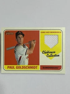 2018 Topps Heritage PAUL GOLDSCHMIDT Clubhouse Collection #CCR-PG Jersey Relic - Picture 1 of 2