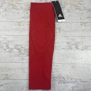 NWT Adidas Techfit Padded Compression Arm Elbow Red XLT Tall 1 Sleeve Sports - Picture 1 of 6