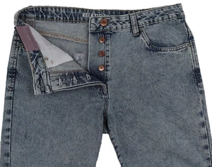 Womens Blue Relaxed NEXT Jeans Size 12 Petite RRP £26 LABEL FAULT - Picture 1 of 8
