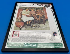 1987 Postmarked Snowflake Arizona Norman Rockwell Commemorative Christmas Themed - Picture 1 of 5