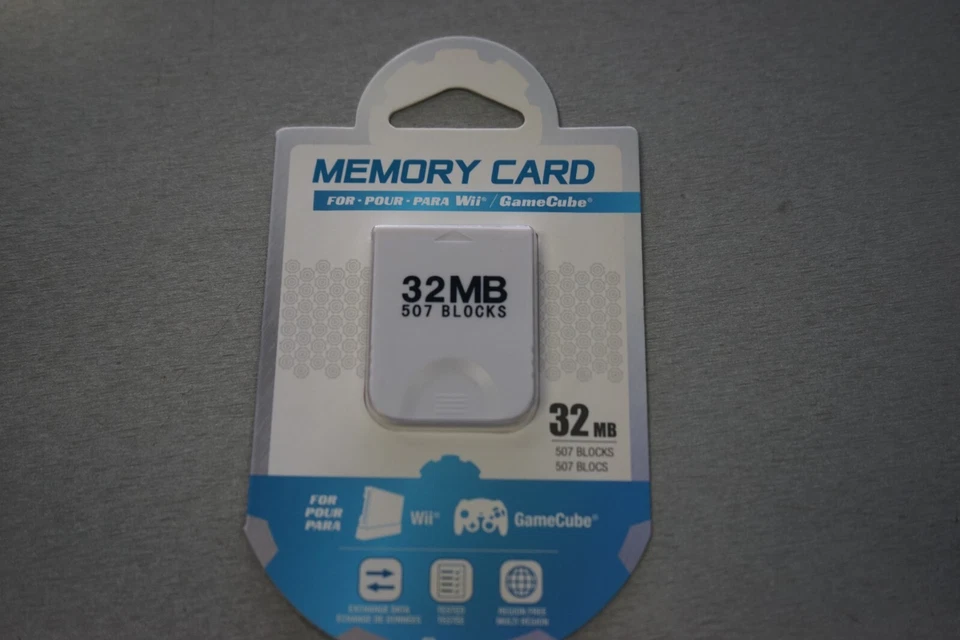 Tomee 32MB Memory Card for GameCube & Wii – Reliable Game Saving - Image 1 of 1