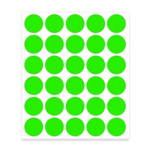 0.75 Inch Round Dot Stickers, Garage Sale & Price Tags, Blank Yard Sale Circl... - Foto 1 di 6