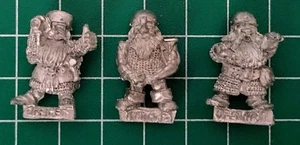 3x Vintage Citadel Dwarf War Machine Crew #A Metal OOP Warhammer Fantasy GW 1980 - Bild 1 von 2