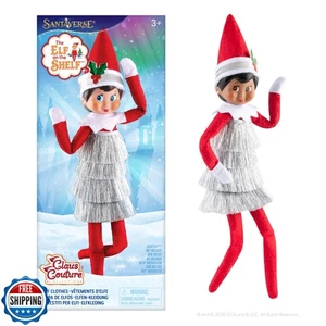 The Elf on the Shelf Claus Couture Collection Tiny Tinsel Dress - Dazzling Vi - Picture 1 of 5