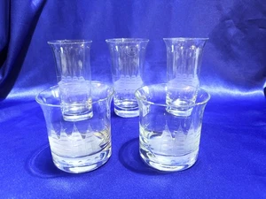 5 vasos cortapelos náuticos Toscana barco 3 Highball y 2 rocas - Imagen 1 de 2