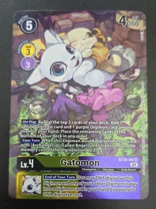 Gatomon ST10-04 SR FOIL Digimon CCG | Tournament Pack Vol.9 NM - Picture 1 of 2