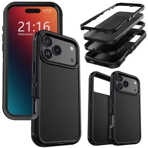 For Apple iPhone 17 Pro/17 Pro Max/17 Air Hard Case Shockproof Heavy Duty Cover - Picture 1 of 17