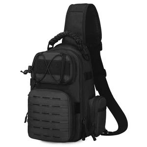 Tactical Sling Backpack Fly Fishing Tackle Bag Unisex MOLLE Casual Daypack fo... - Bild 1 von 9