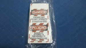 Accuform 50 zweisprachige Sperrgefahrenmarken funktionieren nicht Peligro - Bild 1 von 2