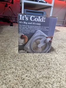 Big Chill Ice Cream/Frozen Delight Maker By Salton White NIB ICM-1 1987 Party - Picture 1 of 5