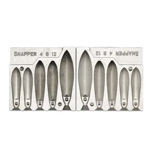 Adygil Bank Sinker Form mit 5 Hohlräumen und 4,8,12 Unzen - Bild 1 von 4