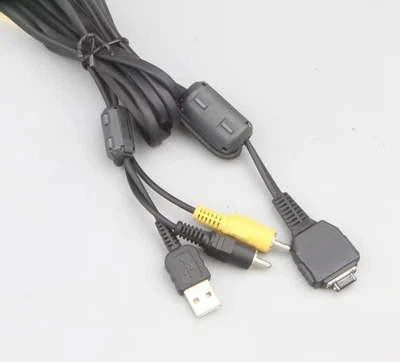 Cable de datos AV USB VMC-MD1 para SONY Cyber-Shot DSC-T70 T77 T70 W55 W90 W170 W200 Foto 1 de 4