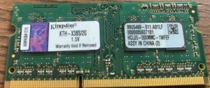 Kingston KTH-X3BS/2G 1x2GB RAM, 1333Mhz, RAM MEMORY SODIMM 10600U - Picture 1 of 3