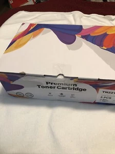 5 Pack TN-221 Toner For Brother TN221 TN225 MFC-9130CW MFC-9340CDW HL-3170CDW - Picture 1 of 21