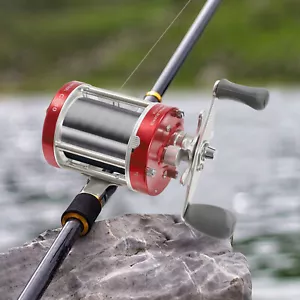 Round Baitcasting Reel Conventional Reel for Catfish Baitcasting Fishing Reel - Picture 1 of 18