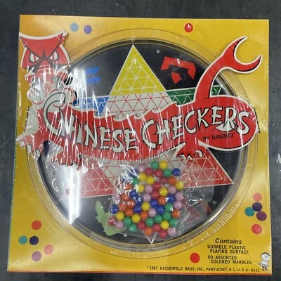 Винтажные китайские шашки 1967 Hasbro игра новые в термоусадочной пленке пластик 6111 - Изображение 1 из 4