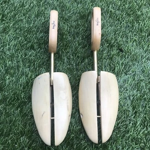 Dasco Dunkelman London 662 Solid Wooden Shoe Trees Spring Loaded. Size XL. Used - Picture 1 of 4