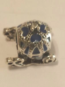 New European Charm Silver Dark Blue Princess Carriage. Buy 1, 19 more ship free! - Picture 1 of 3