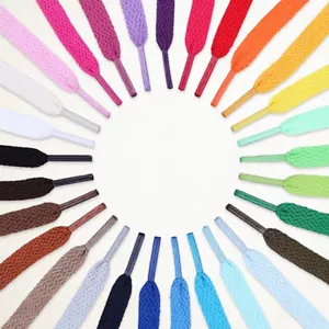 Lacci scarpe colorati piatti, Shoes laces flat, Stringhe cm 120- 150 largo 1 cm - Imagen 1 de 29