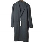 山内 Japan No Mulesing Summer Wool Long Coat 20s12 3 GRAY CHECK check outer