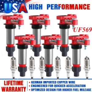 HIGH PERFORMANCE Spark Plugs and Coil Packs for Chevrolet Impala LT Sedan 4-Door - Picture 1 of 22