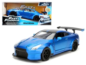 Jada 98271 Brian's 2009 Nissan GTR R35 Blue Ben Sopra Fast & Furious Movie 1/24 - Picture 1 of 1