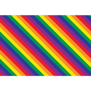 Rainbow Stripe Tissue Paper - 20" x 30" - See Available Quantities (BPT335) - Picture 1 of 1
