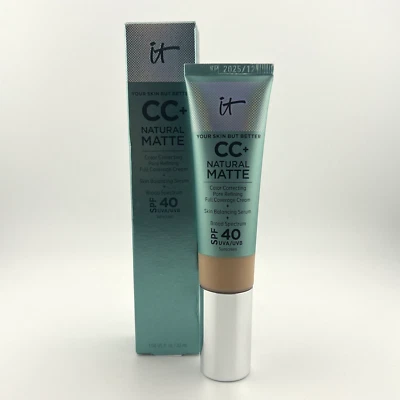 IT Cosmetics CC+ Natural Matte SPF40 ( Medium ) 1.08oz / 32ml New EXP 12/2025 - Image 1 of 3