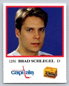 Brad Schlegel 1991-92 Washington Capitals Kodak - Picture 1 of 1