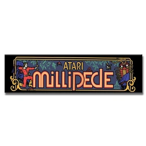 Millipede Premium Arcade Marquee For Restoration Backlit Sign - Picture 1 of 1