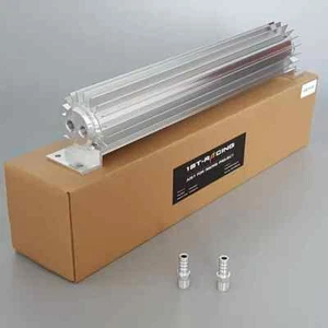 Enfriador de aceite trans transmisión con aletas de doble paso de aluminio de 18 pulgadas universal - Imagen 1 de 1