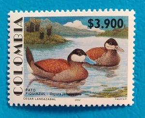 KOLUMBIEN 2002 RUDDY DUCK 1v - Vogel Briefmarken postfrisch - Bild 1 von 1
