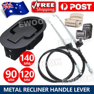 Metal Recliner Handle Lever Trigger Replacement Lounge Chair Sofa Release Cable - Picture 1 of 15