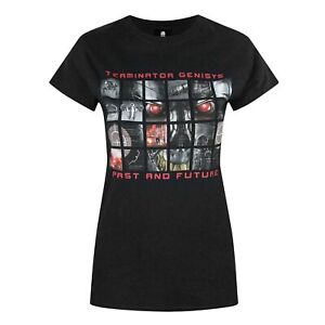 Terminator Womens/Ladies Genisys Past And Future T-Shirt (NS4208)